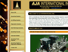 Tablet Screenshot of ajaint.com